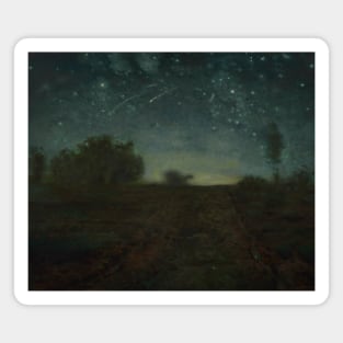 Starry Night by Jean-Francois Millet Magnet